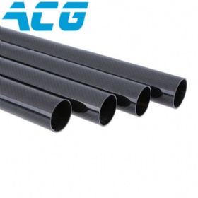 Glossy Round Tube Twill Plain Carbon Fiber Tube Carbon Fiber Connector