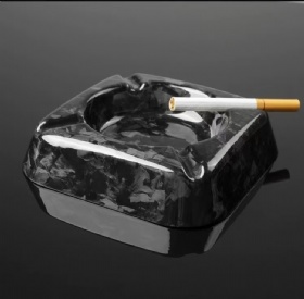 Carbon fiber ashtray