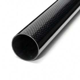 Glossy Carbon Fiber Tube