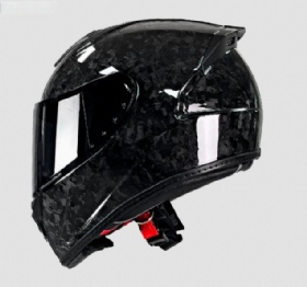 Carbon fiber motorcycle helmet